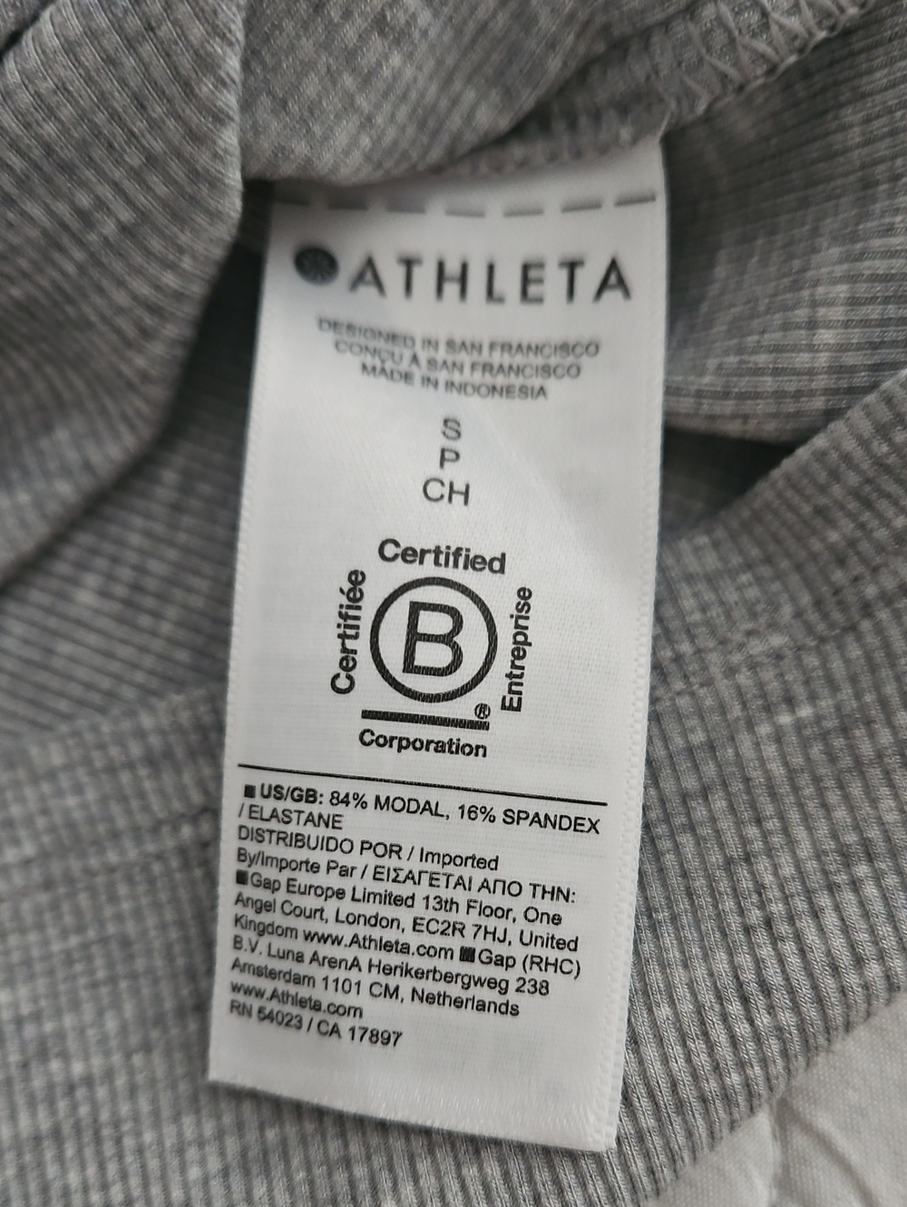 Athleta Signature Ribbed Cropped Top - Picture 3 of 7
